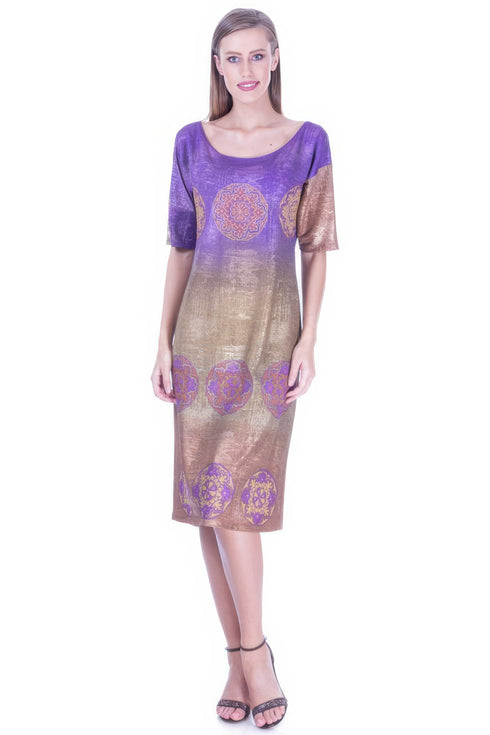 Rochie tricot pictata manual I-142