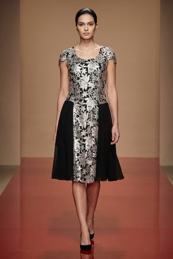 Rochie tull paietat R159