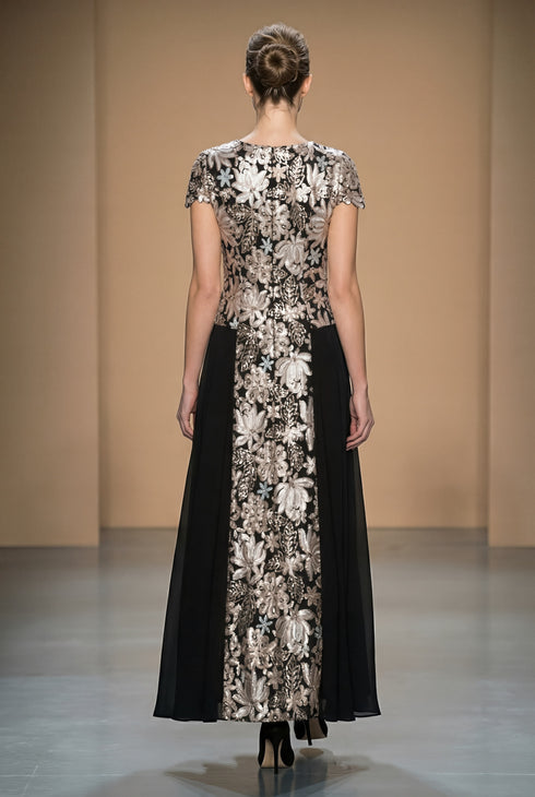 Rochie tull paietat R170