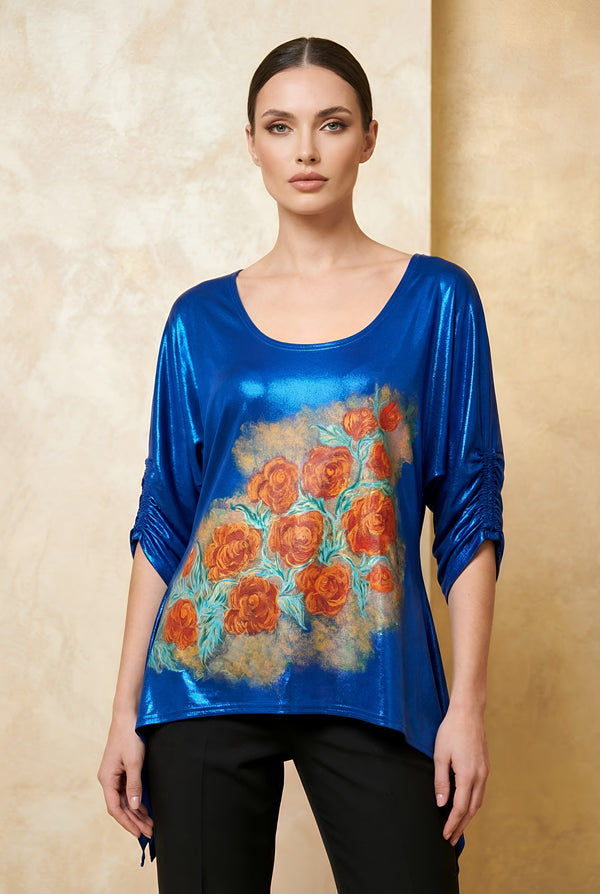 Bluza Jerse cu Maneca Chimono Elastica | LP176