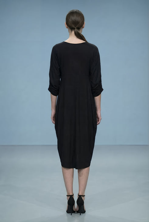 Rochie Jerse Pictata Manual cu Maneci Chimono | LP178