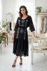 Rochie Vascoză Broderie Manuală cu Dantela Bumbac | LP183