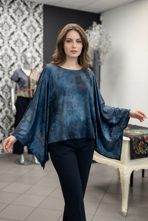 Bluza Fluture din jerse degrade LP186