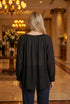 Bluza viscoza cu broderie aurie - LP206