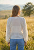 Bluza tricot de lana cu broderie - LP206