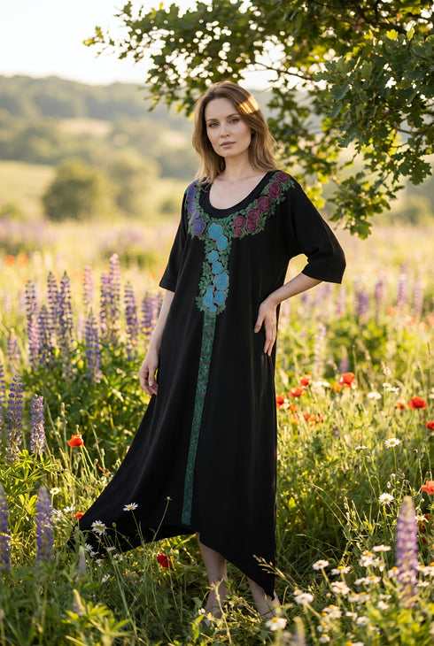 Rochie jerse pictata manul - LP207