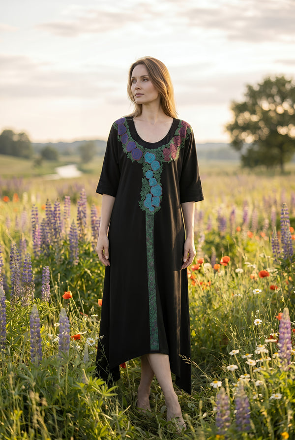 Rochie jerse pictata manul - LP207