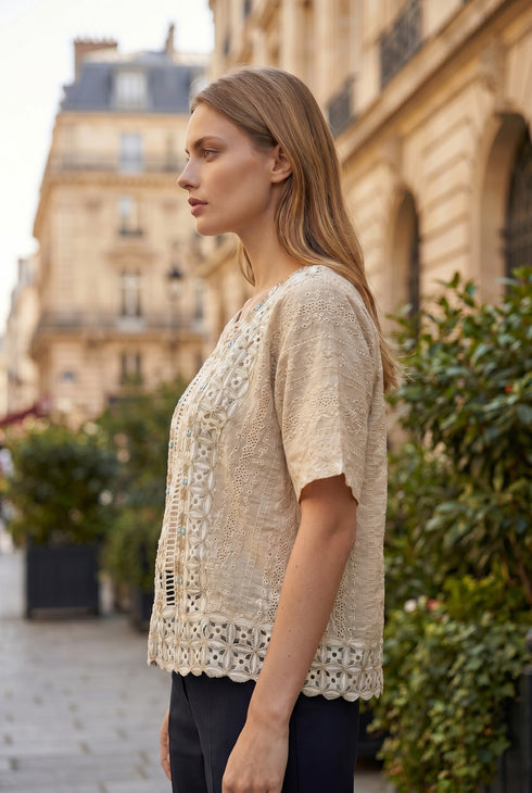 Bluza din in 100% LP226B