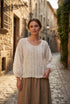 Bluza alba din bumbac LP230B