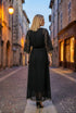 Rochie dantelă bumbac negru - LP231R