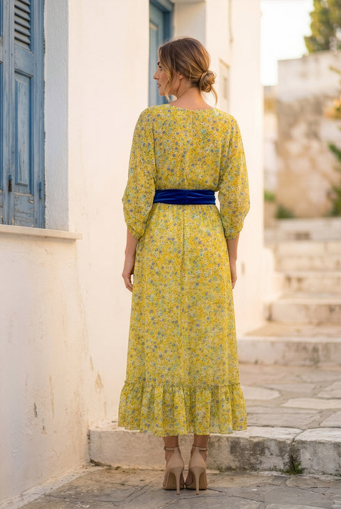 Rochie voal floral - LP234R