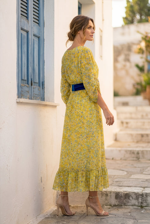 Rochie voal floral - LP234R