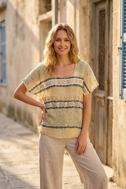 Bluza din in 100% - LP236B