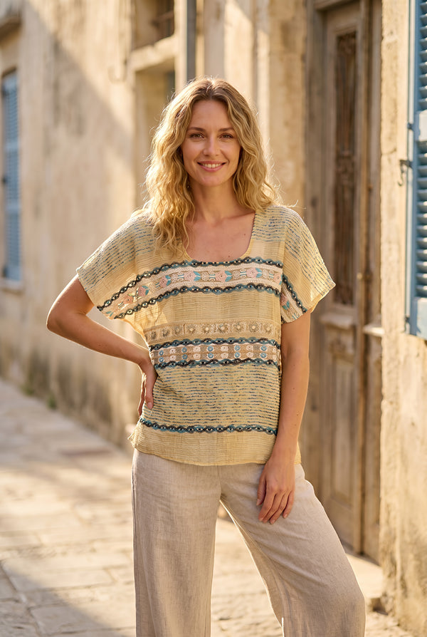 Bluza din in 100% - LP236B