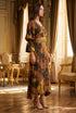 Rochie jerse chimono pictată manual - LP238R