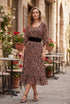Rochie din voal cu imprimeu floral – LP244R