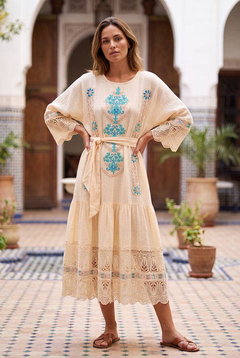 Rochie cu mânecă chimono -LP252R