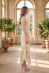 Rochie din jerse brodata cu ciucuri LP271R - dreapta