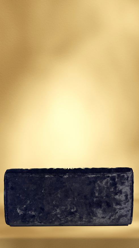 Poseta din catifea brodata LP115