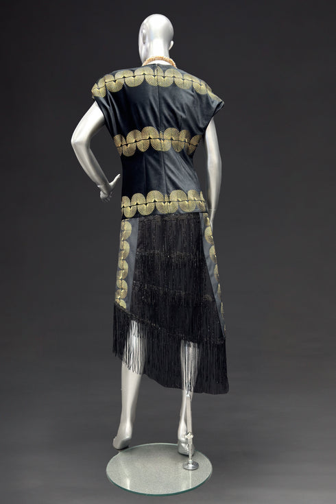 Rochie catifea brodata LP102