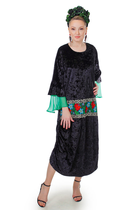 Rochie catifea FR-75