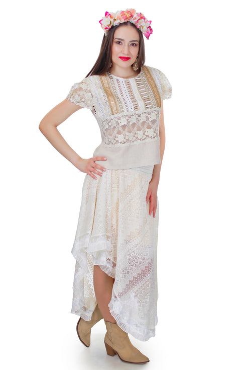 Bluza in si dantela FR-83