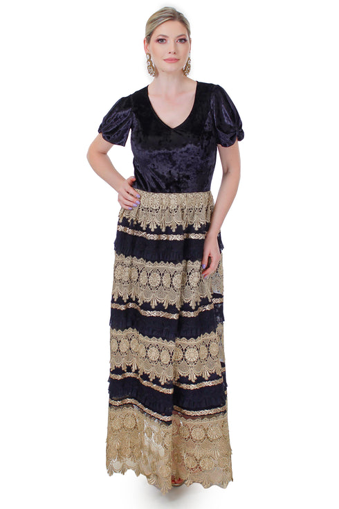 Rochie catifea FR-57