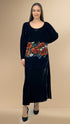 Rochie catifea pictata manual LP104