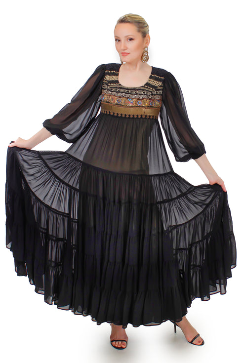 Rochie dantela si voal FR-30