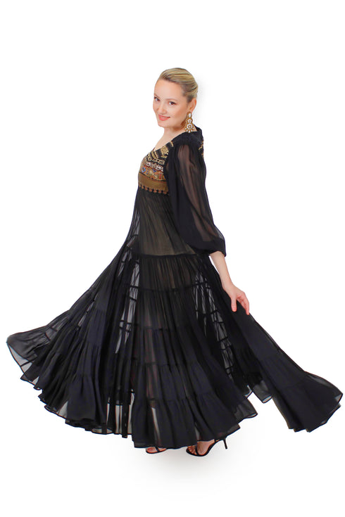 Rochie dantela si voal FR-30