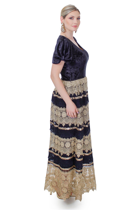 Rochie catifea FR-57