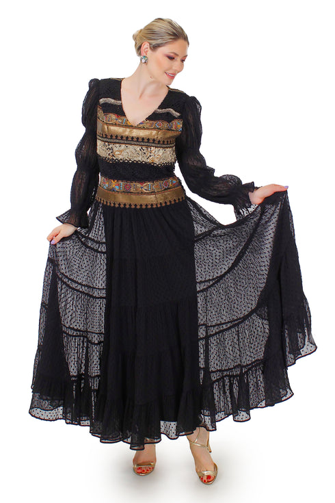 Rochie dantela si voal FR-31