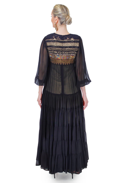 Rochie dantela si voal FR-30