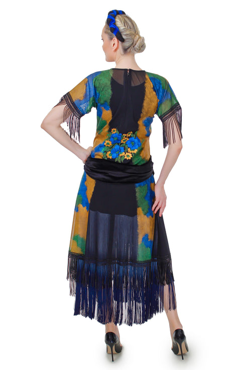 Rochie tull pictat FR-9