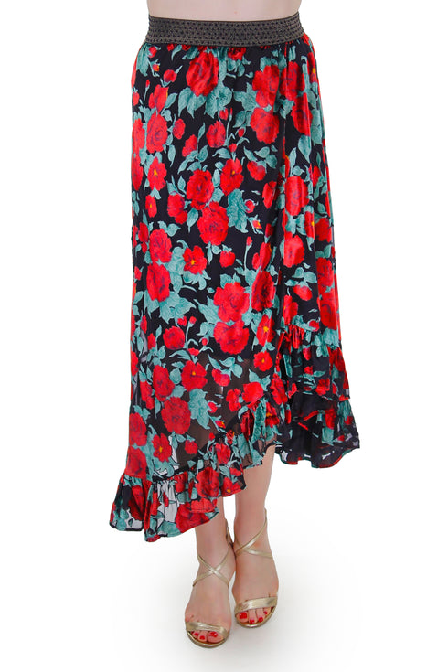 Fusta catifea pe voal FR-15