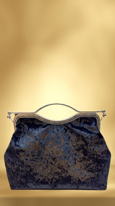 Poseta din catifea brodată LP120