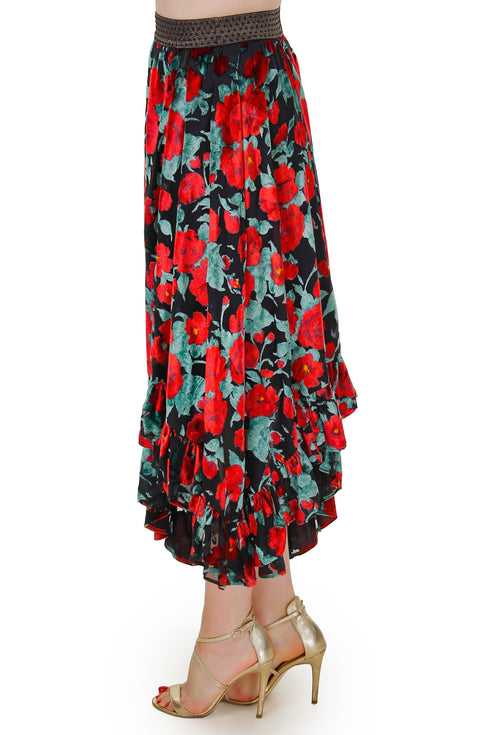 Fusta catifea pe voal FR-15