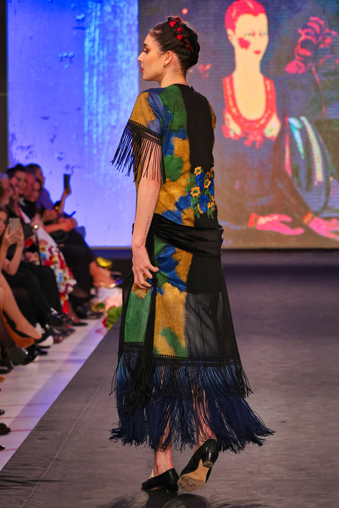 Rochie tull pictat FR-9