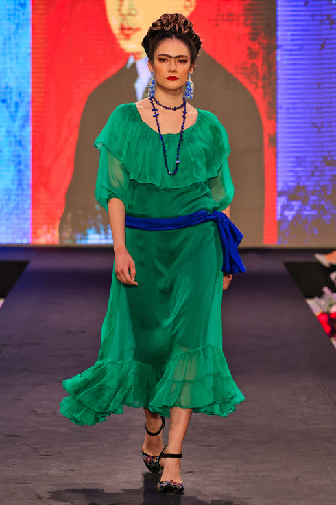 Rochie voal natural FR-123