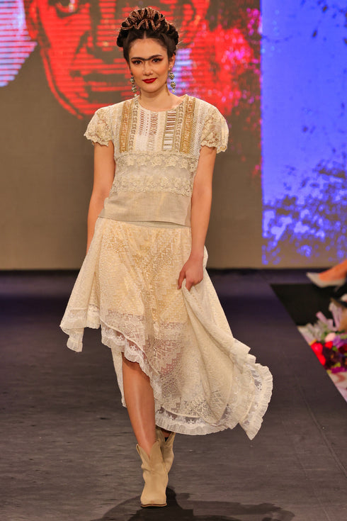 Bluza in si dantela FR-83