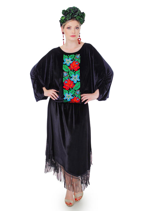 Rochie catifea FR-80