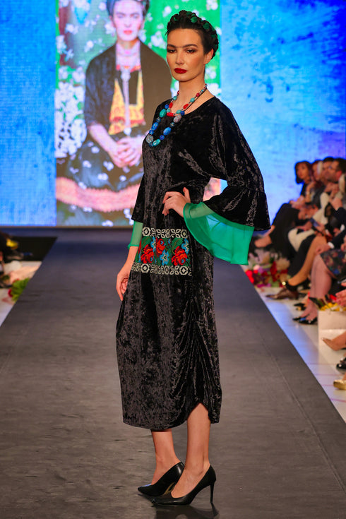 Rochie catifea FR-75