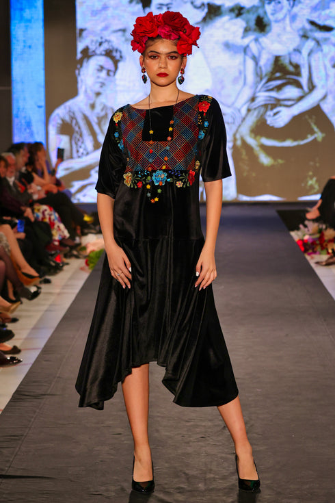 Rochie catifea FR-36