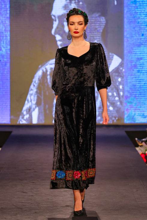 Rochie catifea FR-67