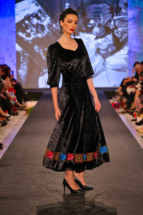 Rochie catifea FR-67