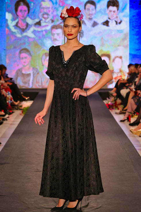 Rochie brocart FR-73