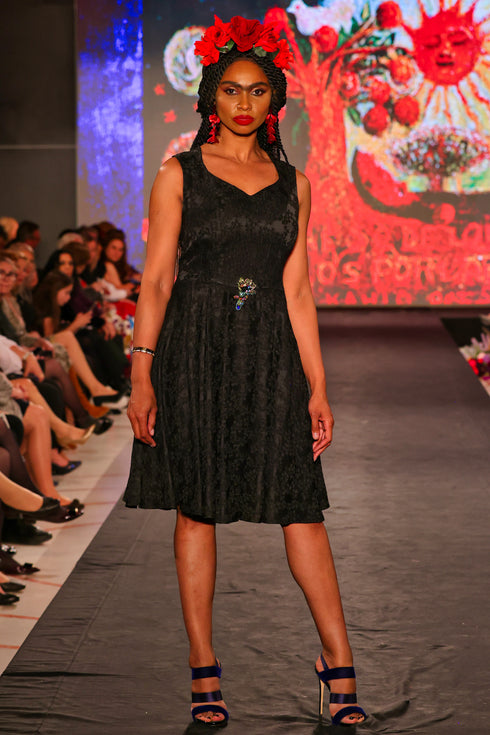 Rochie brocart FR-89