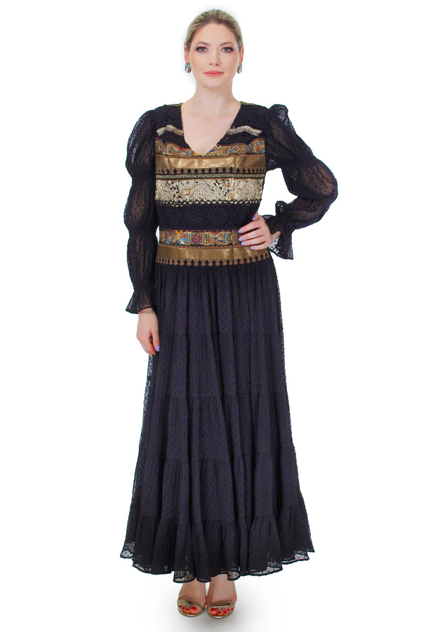 Rochie dantela si voal FR-31