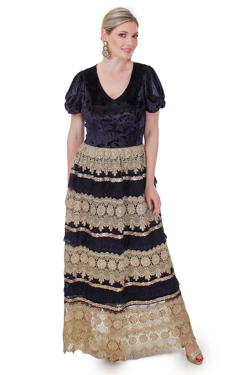 Rochie catifea FR-57