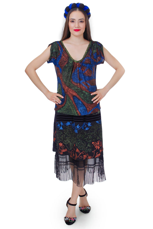 Bluza pictata manual FR-119